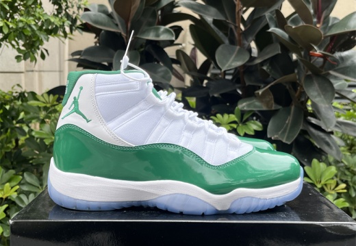 JORDAN 11 RETRO WHITE GREEN CT8012-113  40-48.5 M108